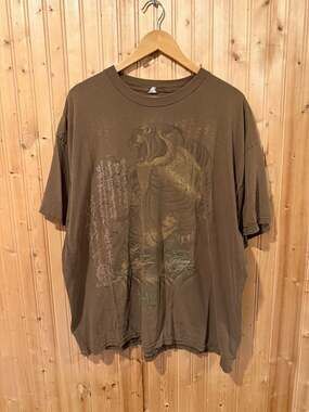 Miami Ink Japanese Style Tiger Graphic Graphic Print T-Shirt